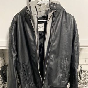 Zara Men’s Leather Jacket